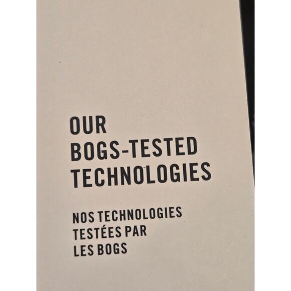 BOGS Arcata Urban Leather Mid Boot Leather Waterproof Cushion Black Size 6 NIB - Picture 11 of 13